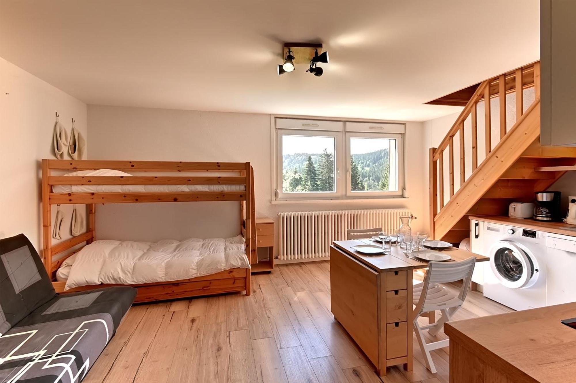 热拉梅Le Nid Des Vosges - Appt Vue Montagne公寓 外观 照片